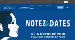 Desktop Screenshot of congres-sforl.fr
